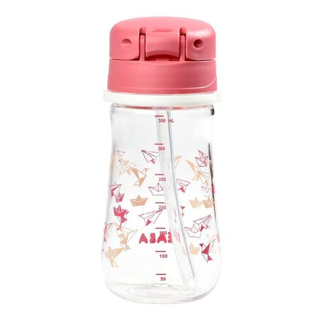 Cana cu pai, Dark Pink, B913452, 350 ml, Beaba 435863